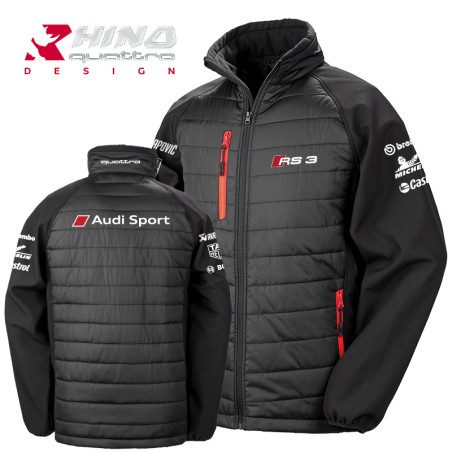 Veste Padded Softshell RS3 Audi Sport Sponsors