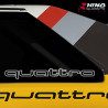 Audi quattro Emblem Outline Sticker