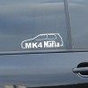 Sticker Golf MK4 Mafia
