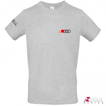 T-shirt audi cardio anneaux name ash