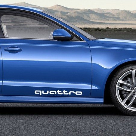 Audi Quattro Side Sticker
