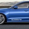 Audi Quattro Side Sticker