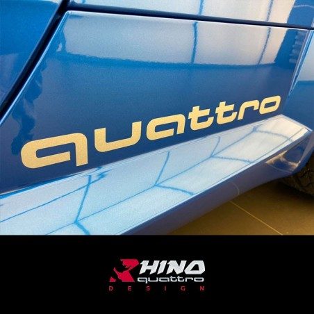 Audi Quattro Side Sticker