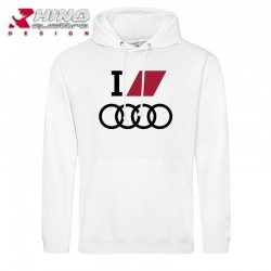 Sweat à capuche Audi I Love OOOO