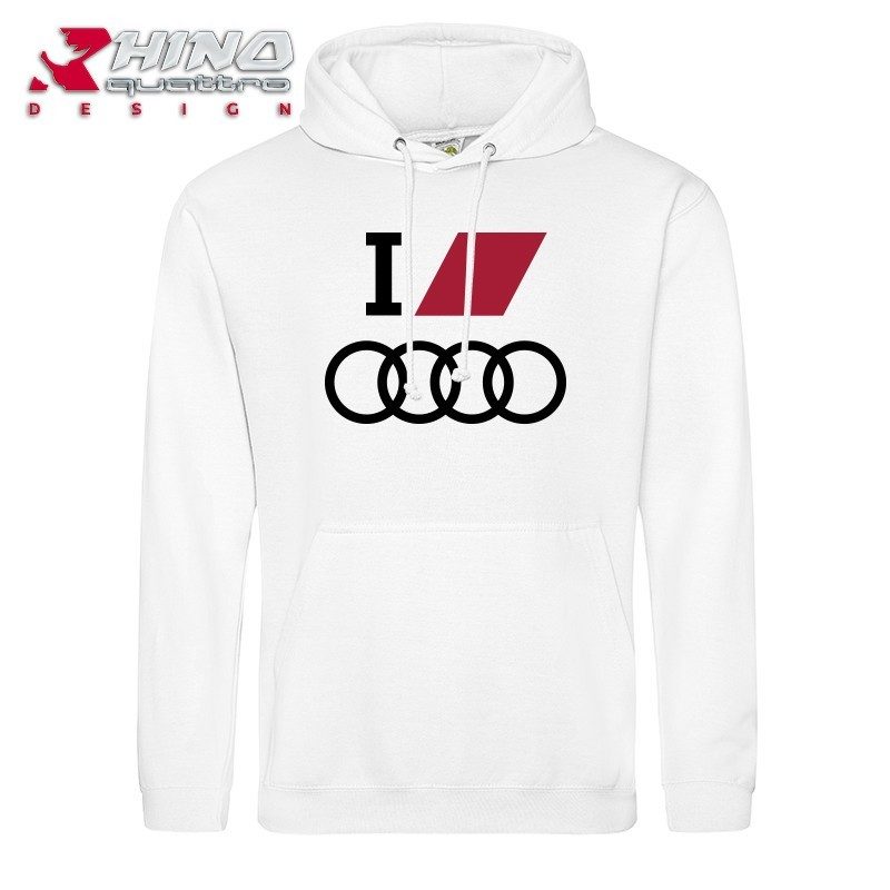 Sweat à capuche Audi I Love OOOO