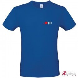 T-shirt audi cardio anneaux royal blue