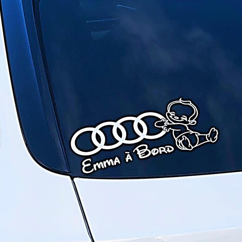Sticker Audi Bébé à Bord Sticker Audi Bébé à Bord