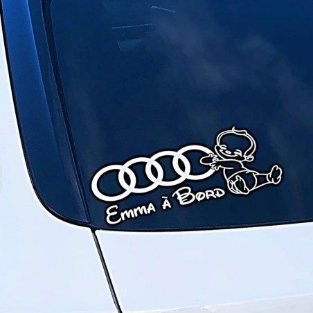 Sticker Audi Bébé à Bord