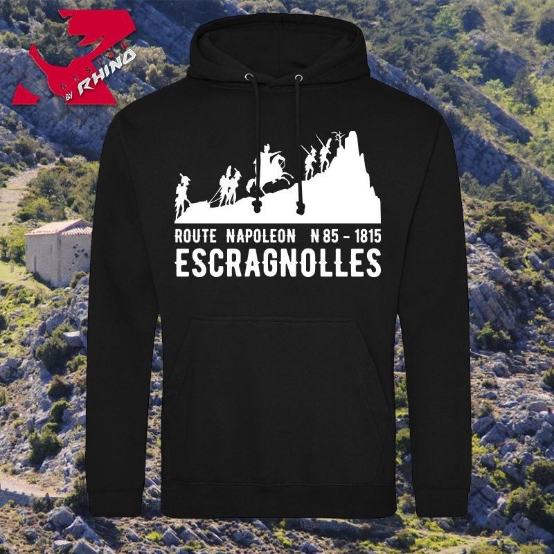 Sweat à capuche Escragnolles Route Napoléon
