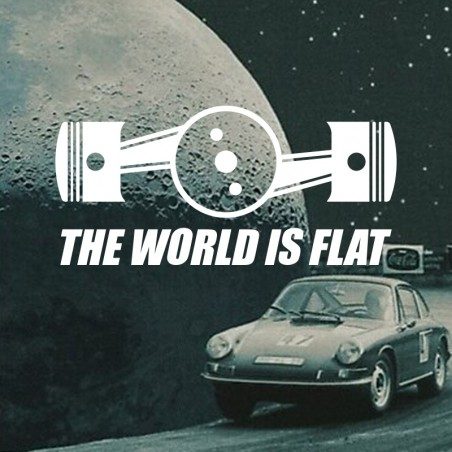 The World is Flat Sticker