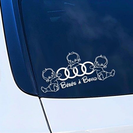 Sticker Audi Bébés à Bord