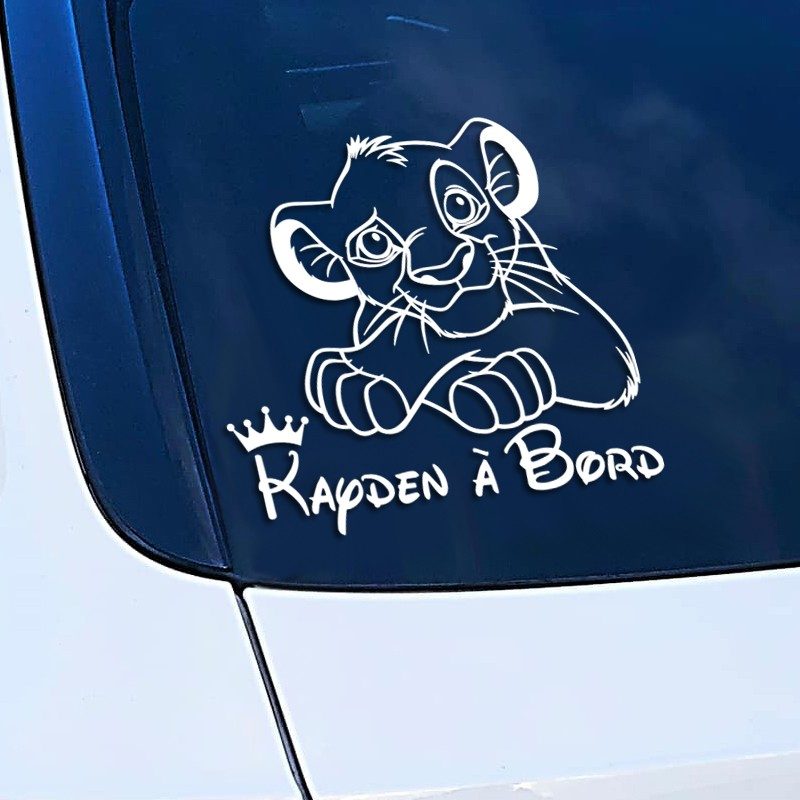 Sticker Bébé à Bord Simba