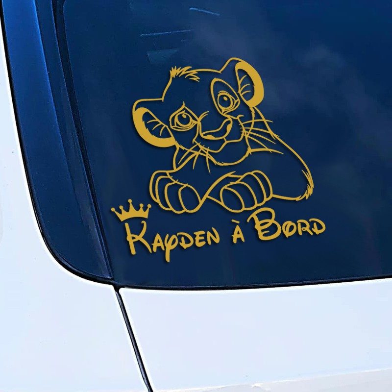 Sticker Bébé à Bord Simba