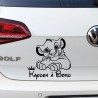 Sticker Bébé à Bord Simba