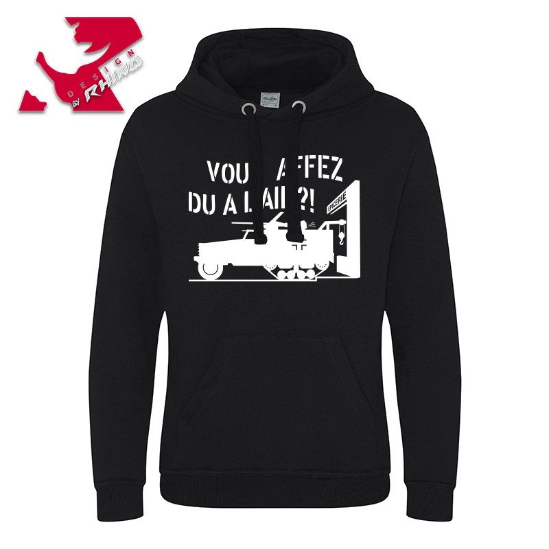 Sweat à capuche 7e Compagnie - Vous affez du à l'ail ?!