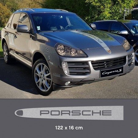 Sticker-Bande-Capot-Porsche-Cayenne-S