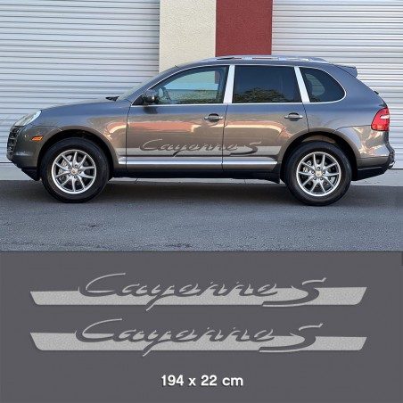 Cayenne S Side Skirts Stickers Kit