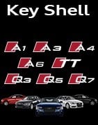 Coques Clés Audi logo Sport